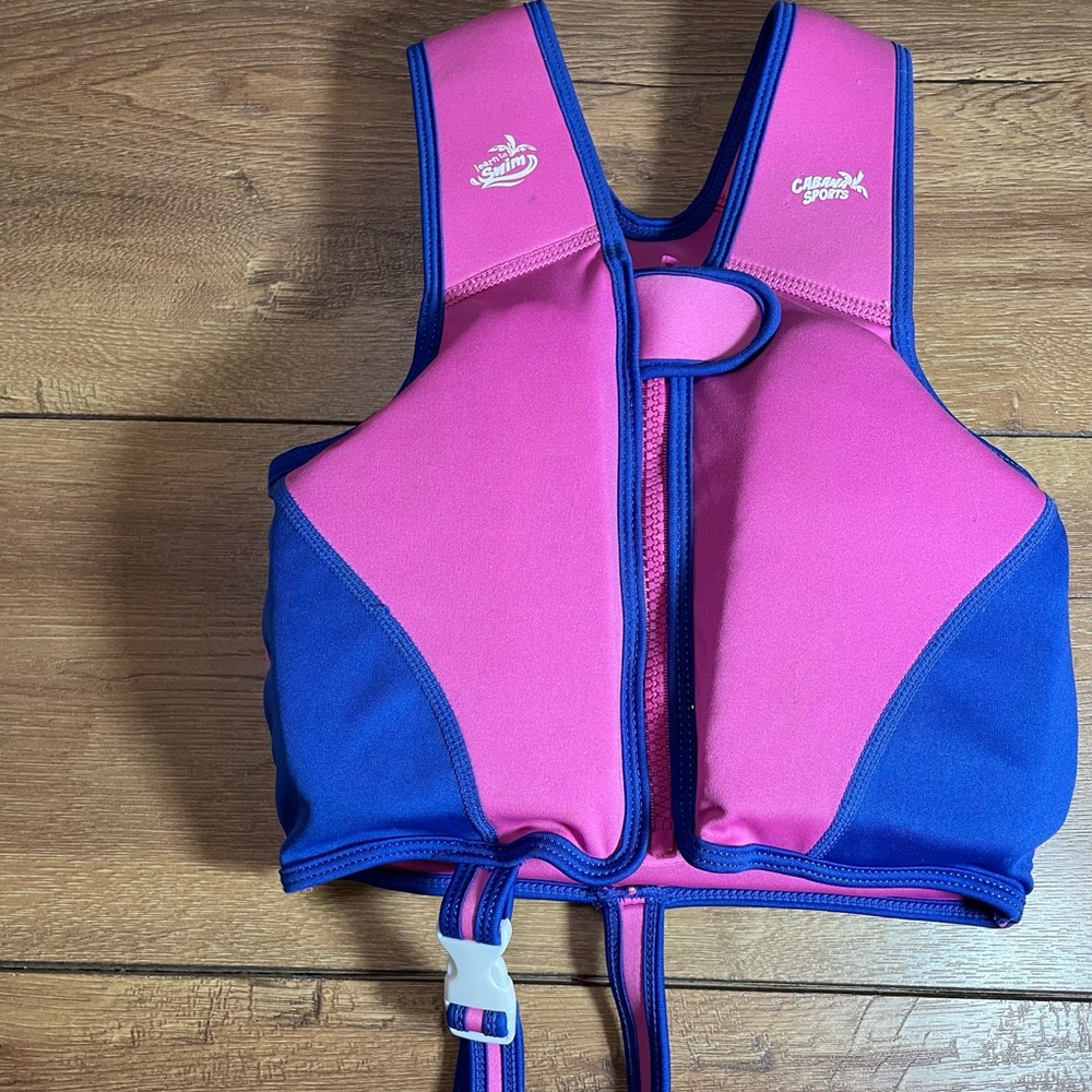 Cabana Sports Learn to Swim Training Vest/Aid, Pink/Purple